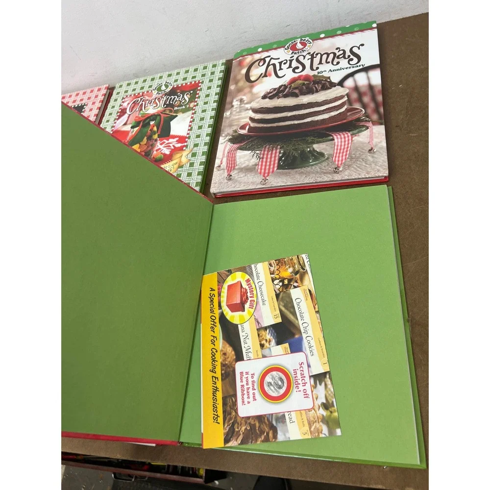 Gooseberry Patch Christmas Hardback Recipe Book Lot 11 Books 8-17 + Anniversary